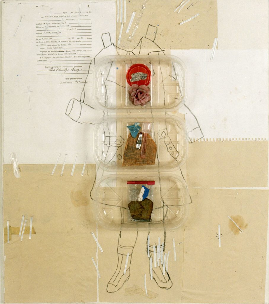 Nascita Registrata n.1432 (Registered Birth No. 1432), 2003 - mixed media on canvas